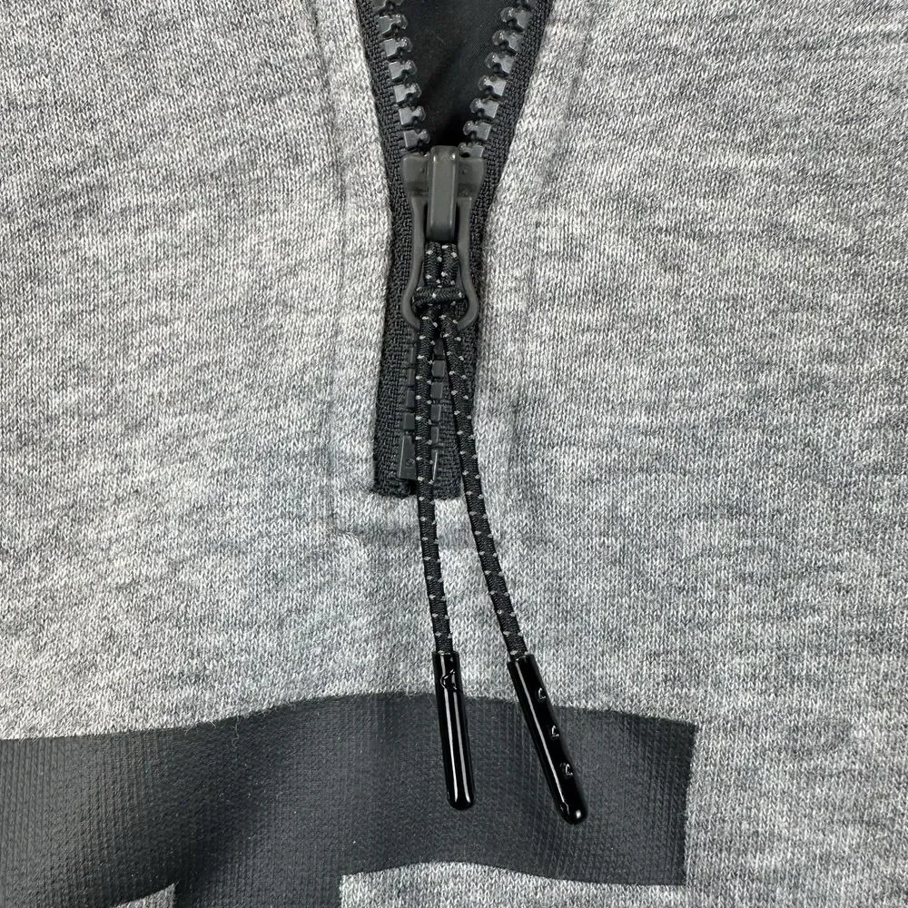 Nike Women’s  XL‎ Gray 1/2 Zip Fleece Pullover Track & Field Athlete Cropped